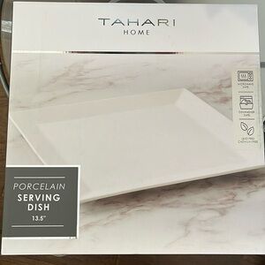 PORCELAIN SERVING DISH 13.5”